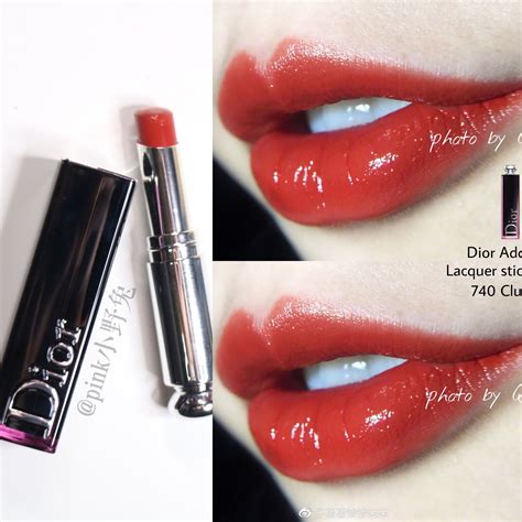 dior lip lacquer 740|Dior lacquer lipstick.